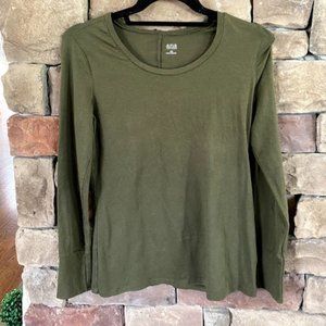 ANA olive green long sleeve shirt